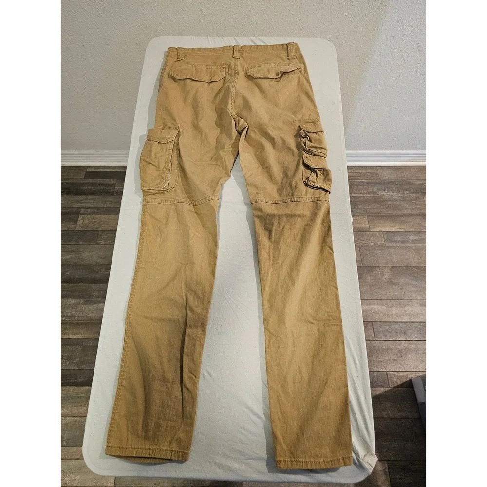 Wrangler 34x32 Regular Taper Khaki Cotton Cargo Pants